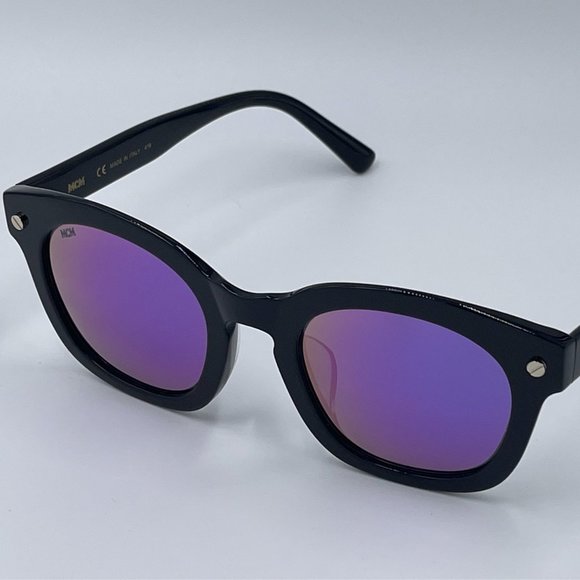 MCM 634SA - Black Frame & Purple Lens Sunglasses